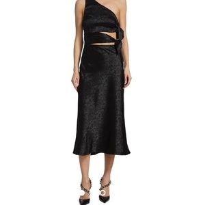 Wayf cut out midi dress size medium